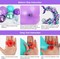 136pcs Mermaid Balloon Garland Kit for Mermaid Party Decoration Supplies, Shell Balloons for Purple Birthday Party Baby Shower Decoration